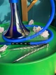 Кальян Yahya Nozzle Blue Set 58 см + Щипці у подарунок - зображення 3