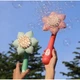 Генератор мыльных пузырей Sunflower Bubble Toy, в виде подсолнуха, зеленый - изображение 9
