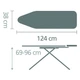 Дошка прасувальна Brabantia PerfectFlow В 124x38 см (101205) - зображення 4