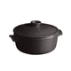 Кастрюля с крышкой Emile Henry Cookware 5,3 л черная (794553) - изображение 1