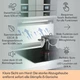 Кухонна витяжка Klarstein Royal Flush Eco 60см біла - изображение 2