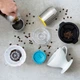 Пуровер воронка v60 02 Hario для приготовления фильтр кофе, с многоразовым фильтром, керамика, Белый, 400 мл - изображение 6