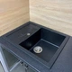 Кухонная мойка ADAMANT Fortis 610х495x200 Черный-03 с сифоном Nova - изображение 3