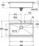 Кухонная мойка GROHE Sink K800 846x560 31584SD0 сатин - изображение 6
