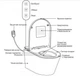 Унитаз-биде подвесной LAVINIA BOHO Smart V-Clean Rimless 3359101R c электронной крышкой-биде и пультом - изображение 10
