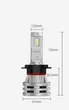 Автомобільні світлодіодні лампи з цоколем H7 600K Philips 11972U3101X2 12-24V 24W (02760) - зображення 5