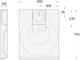 Раковина PAA Claro Grande 60x75 KICLAGRSIF/00 + кронштейни + сифон біла - зображення 6