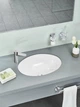 Раковина GROHE Bau Universal 55 см c о/c альпин-белый 39423000 - изображение 6