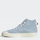 Sneakersy damskie zamszowe wysokie adidas Originals Nizza Hi Alife GW5325 39.5 (6UK) 24.5 cm Niebiskie (4065424419742) - obraz 4