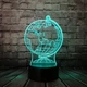 3D світильник з пультом та акумулятором 3D Lamp Глобус (LP-17765) - зображення 1