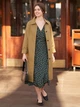 Платье на запах миди женское Uniqlo 655961478 S Зеленое (1159782216) - изображение 8