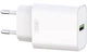 Зарядний пристрій XO L103 single USB QC3.0 18W 3A White (101656) - зображення 1