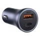 Автомобильное зарядное устройство USB+Type-C с быстрой зарядкой 40W 5A и кабелем Typec-C для телефона Baseus (TZCCJD-0G) - изображение 2