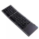 Бездротова Bluetooth клавіатура B089T з тачпадом dark gray - зображення 5