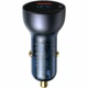 Автомобильное зарядное устройство АЗУ Baseus Particular Digital Display QC+PPS Car Charger 65W Dark Gray Cable(Type-C toType-C100W 1m) - изображение 2