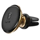 Автодержатель в авто для мобильных магнитный на дефлектор Air Vent Car Mount Gold с клипсой для кабеля, Baseus (SUGX-A0V) - изображение 1