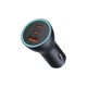 Автомобільний зарядний пристрій USB+2 type-C Golden Contactor Pro Triple Fast Charger Car Charger 65W, Baseus (CGJP010013) - зображення 1