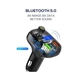 FM-трансмиттер модулятор + зарядное 2USB+1Type-C, Micro-SD, Comprehensive FM Transmitter, Charome (6974324910267) - изображение 2