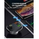 FM-трансмиттер модулятор + зарядное 2USB+1Type-C, Micro-SD, Comprehensive FM Transmitter, Charome (6974324910267) - изображение 4