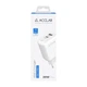 Зарядний пристрій AccLab AL-TC220 (1xUSB, 1xType-C) White (1283126556494) - зображення 2