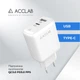 Зарядний пристрій AccLab AL-TC220 (1xUSB, 1xType-C) White (1283126556494) - зображення 5