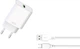 Зарядний пристрій XO L103 single USB QC3.0 18W 3A with MicroUSB cable White (101658) - зображення 1