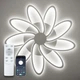 Люстра світлодіодна стельова LUMINARIA LORENA 150W 9R 810/50 APP WHITE 220V IP20, LED світильник з пультом ДУ - зображення 1