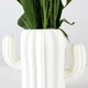Ваза для квітів MVM MY HOME декоративна 11 см Біла (DH-FLOWERS-02 WHITE) - зображення 5