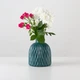 Ваза для квітів MVM MY HOME декоративна 15 см Блюмаринова (DH-FLOWERS-09 MARINE BLUE) - зображення 2