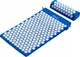 Килимок акупунктурний з валиком 4FIZJO Classic Mat Аплікатор Кузнєцова 4FJ0023 Blue/White - зображення 2