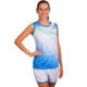Форма для легкой атлетики женская Zelart Lidong 8310 размер 3XL (170-175см) White-Blue - изображение 1
