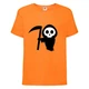Футболка дитяча Хеллоуїн (Halloween) помаранчева (halloween-015-orange) 164 см - зображення 1