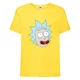 Футболка Рик и Морти (Rick and Morty) желтая 152 см - изображение 1