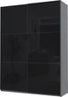 Шкаф-купе Doros G-Caiser Графит 2 Стекла / 3 части 180х60х240 см (42005016) - изображение 5