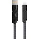 Дата кабель USB-C to USB-C + Lightning + USB-A 1.5m Black Proda (PD-B96th-BK) - изображение 2