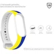 Ремешок для фитнес браслета Armorstandart для Xiaomi Mi Band 4/3 Blue/Yellow (ARM65667) - изображение 3