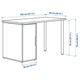 Письмовий стіл IKEA LAGKAPTEN/ALEX 120х60 см білий (995.214.35) - изображение 6