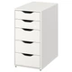Письмовий стіл IKEA LAGKAPTEN/ALEX 140х60 см білений дуб/білий (795.216.48) - изображение 5