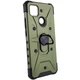 Ударостійкий чохол Epik Ring для Xiaomi Redmi 9C / 10A TPU+PC, Кільце-тримач, Зелений/Army green - зображення 2