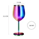 Бокал для вина радужного цвета 530 мл REMY-DECOR из нержавеющей стали - изображение 2