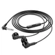Наушники проводные HOCO Ingenious universal earphones with microphone M102 Black - изображение 2