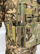 Плитоноска бронежилет Plate Carrier Мультикам/multicam MOLLE 8 подсумков + быстрый сброс - изображение 8