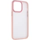TPU+PC чохол Metal Buttons для Apple iPhone 13 Pro (6.1") Розовый - изображение 1