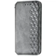 Кожаный чехол книжка GETMAN Cubic (PU) для Xiaomi Redmi 9A Grey - изображение 1