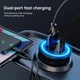 Автомобільний зарядний пристрій Baseus Car Charger Superme USB + Type-C 100W - зображення 7