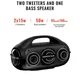 Портативная беспроводная Bluetooth колонка Hopestar A50 |BT5.1, 80W, TWS, AUX/TF/USB, 8h, IPX6| Black - изображение 11