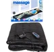 Массажный матрас массажёр для дома Massage с пультом Happy Home EL-320-9 с подогревом Black/Черный - изображение 8