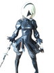 Фигурка Ниер Автомата Ёруха Тип Б / Nier Automata YoRHa Type B 28 см - изображение 2