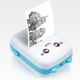 Портативный термопринтер JETIX Mini printer Blue +5 рулонов самоклеющейся термобумаги - изображение 2