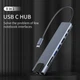 Хаб 8в1 87W (Type-C to HDTV/ RJ45/ USB 2.0/ USB 3.0/ PD/ TF/ SD card) - зображення 4